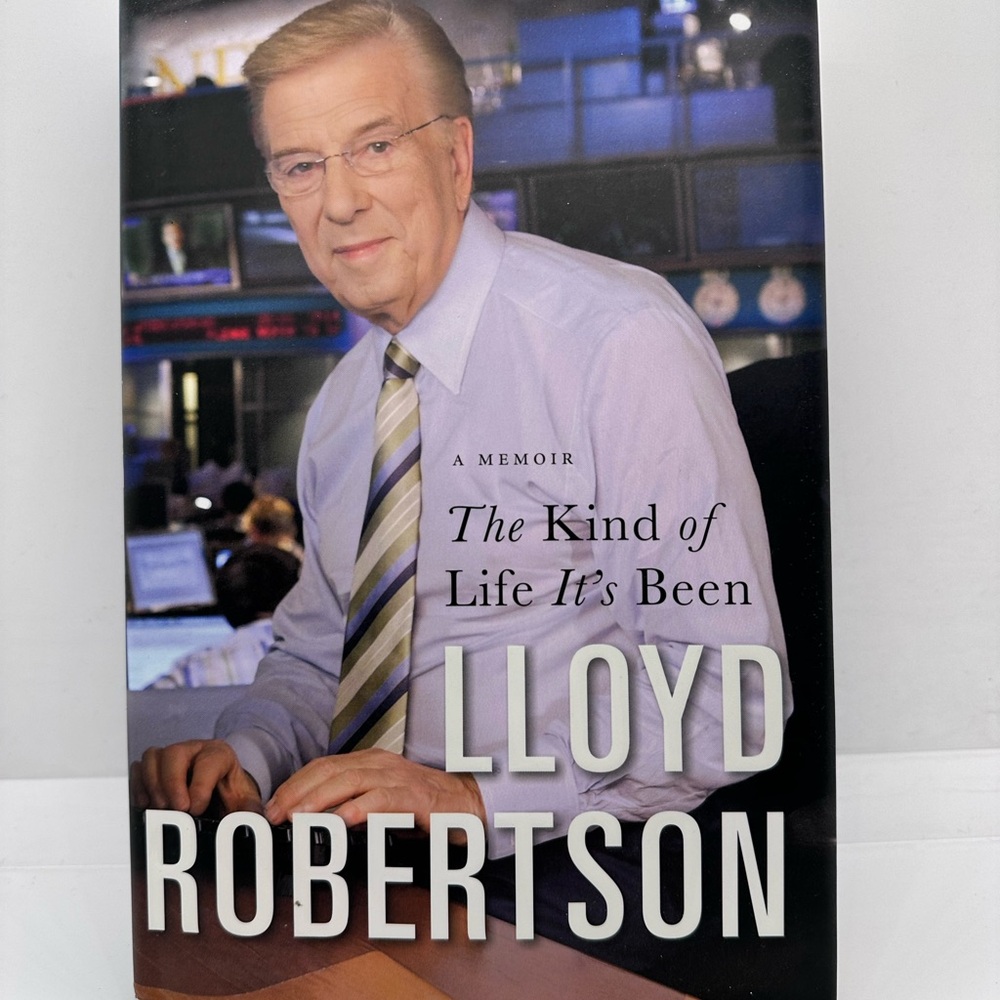 📚 4/$40 The Kind of Life It's Been by Lloyd Robertson (Hardcover) book